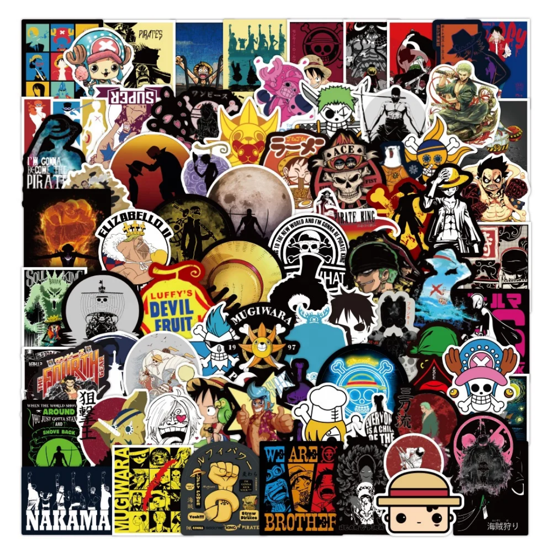 100 High Quality One Piece Stickers